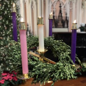 Advent wreath all candles
