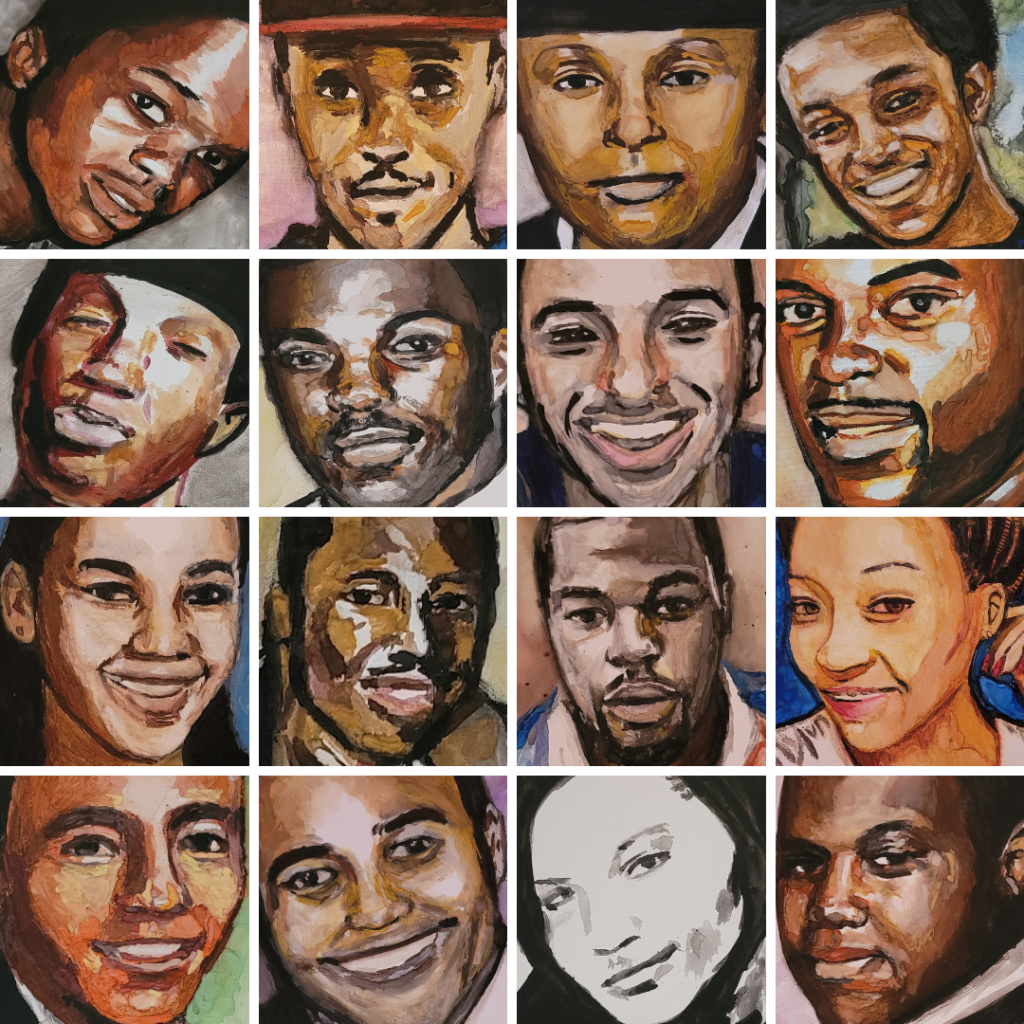 Some of the faces of those lost to gun violence in Baltimore City.